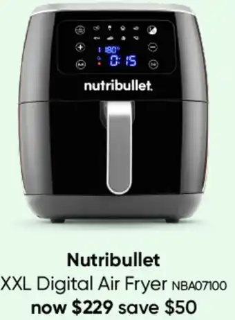 Myer Nutribullet XXL Digital Air Fryer offer