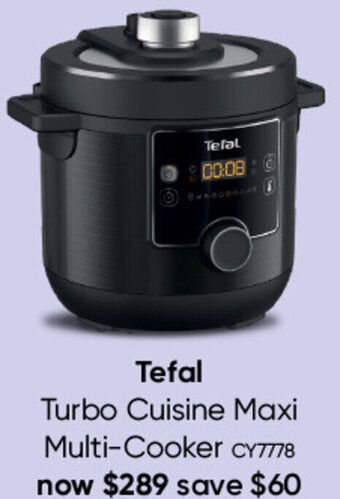 Myer Tefal Turbo Cuisine Maxi Multi-Cooker offer