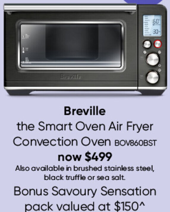 Breville The Smart Oven Air Fryer Convection Oven offer at Myer