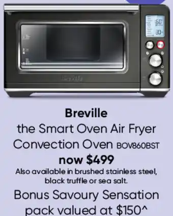 Myer Breville The Smart Oven Air Fryer Convection Oven offer