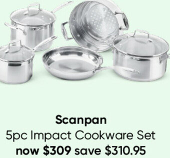 Scanpan 5pc Impact Cookware Set