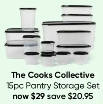 Myer The Cooks Collective 15pc Pantry Storage Set offer