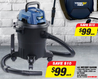 Autobarn 15L Wet/Dry Vacuum offer
