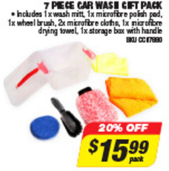 Autobarn 7 Piece Car Wash Gift Pack offer