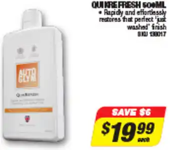 Autobarn Qui kre Fresh 500ml offer