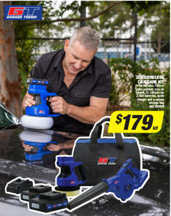 20V Cordless Car Care Kit