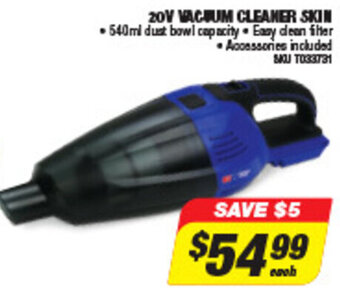 20V Vacuum Cleaner Skin