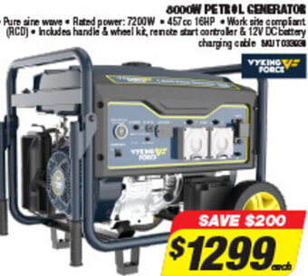 Autobarn 8000W Petrol Generator offer