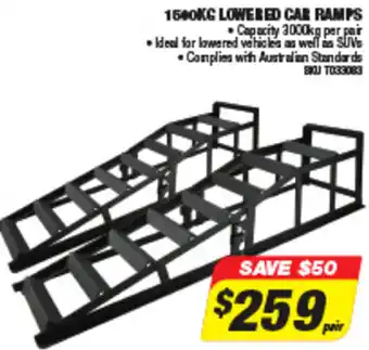 Autobarn 1540Kg Lowered Car Ramps offer