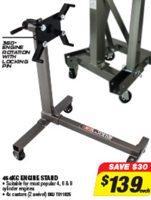 454kg Engine Stand offer at Autobarn