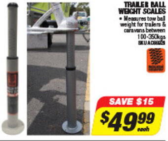 Autobarn Trailer Ball Weight Scales offer