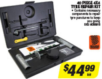 Autobarn 40 Piece 4x4 Tyre Repair Kit offer