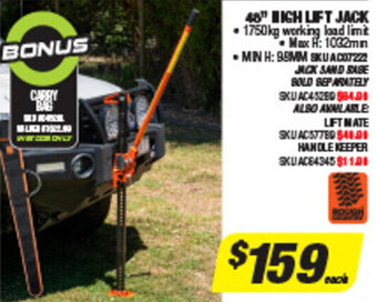 Autobarn 48" High Lift Jack offer