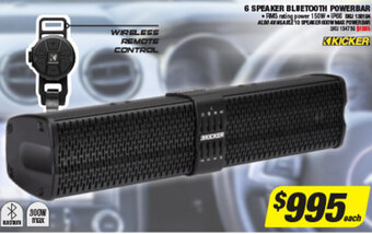 Autobarn 6 Speaker Bluetooth Powerbar offer