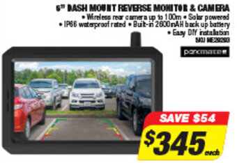 Autobarn 5" Dash Mount Reverse Monitor & Camera offer
