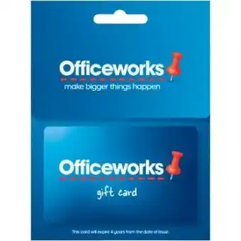 Flybuys 2,000 bonus point when you buy an officeworks gift card loaded with at least $100 and swipe your flybuys card at the