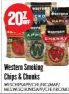 Western smoking chips & chunks