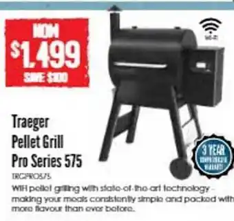 Barbeques Galore Traeger pellet grill pro series 575 offer
