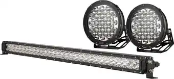Xtm 31” slimline lightbar & nebula 224 driving lights combo