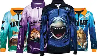 Kids & youth sublimated polos by savage gear & bcf