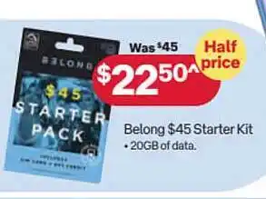 Australia Post Belog $45 starter kit offer