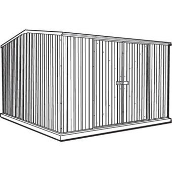 Absco sheds premier double door shed