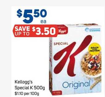 Foodland Kellogg's special k offer