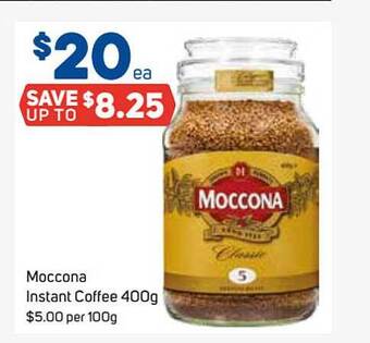 Foodland Moccona instant coffee offer