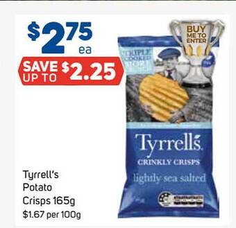 Tyrrell's potato crisps