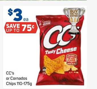 Foodland Cc's or cornados chips offer