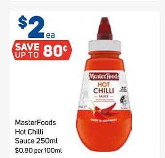 Foodland Masterfoods hot chilli sauce offer