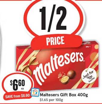 IGA Maltesers gift box offer