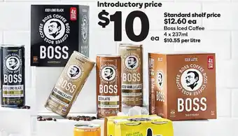 Boss iced coffee