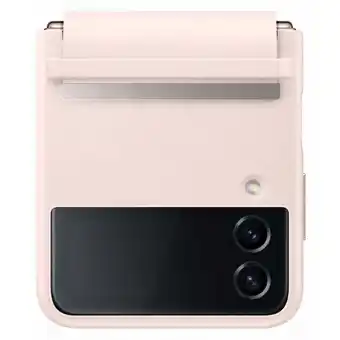 JB Hi-Fi Samsung flap leather cover for galaxy z flip4 (peach) offer