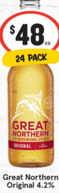 IGA Liquor Great Northern Original 4.2% offer
