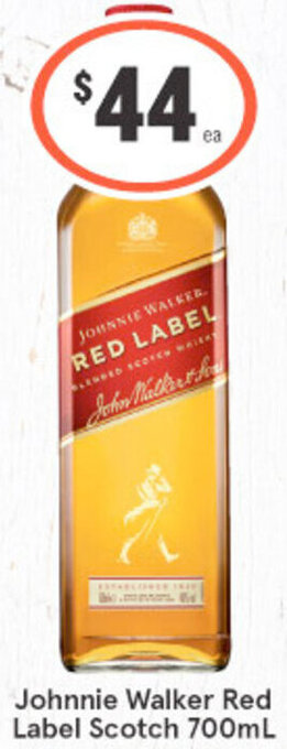 Johnnie Walker Red Label Scotch 700ml