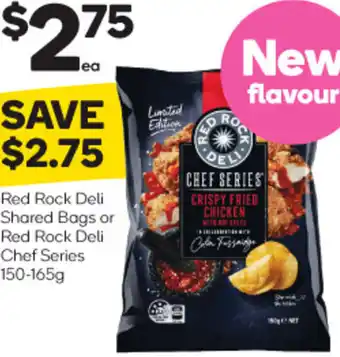 Woolworths Red Rock Deli Shared Bags Or Red Rock Deli Chef Series 150-165g offer