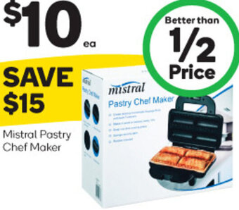 Woolworths Mistral Pastry Chef Maker offer
