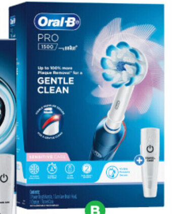 Woolworths Oral-B Pro 1500 Electric Toothbrush offer