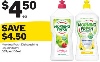Woolworths Morning Fresh Dishwashing Liquid 900ml offer