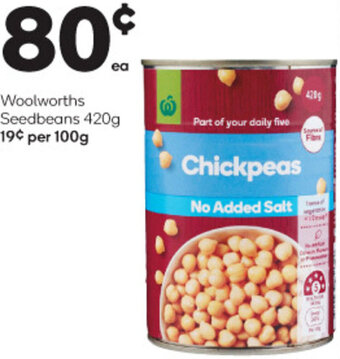 Woolworths Woolworths Seedbeans 420g offer