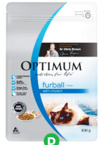 Woolworths Optimum Dry Cat Food 800g offer