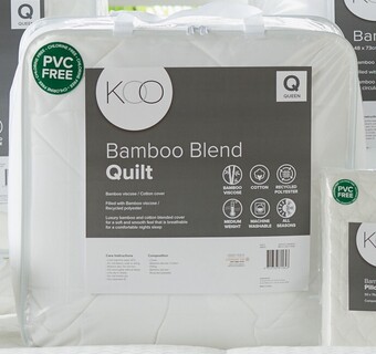Spotlight 50% off koo bamboo blend quilt offer