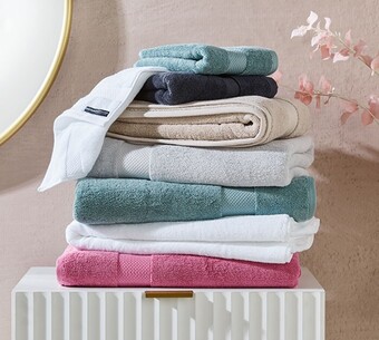 Spotlight 40% off logan & mason oslo towel range offer