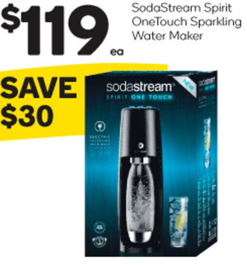Sodastream Spirit Sparkling Water Maker offer at Woolworths