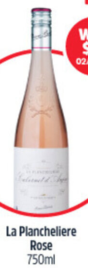 Woolworths La Plancheliere Rose 750ml offer
