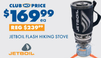 BCF Jetboil Flash Hiking Stove offer