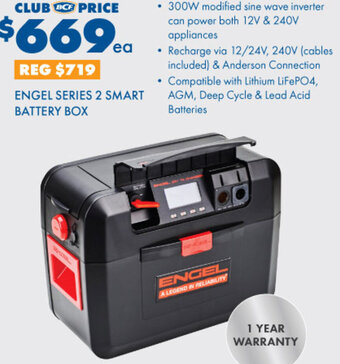 BCF Engel Series 2 Smart Battery Box offer