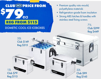 BCF Dometic Cool Ice Iceboxes offer