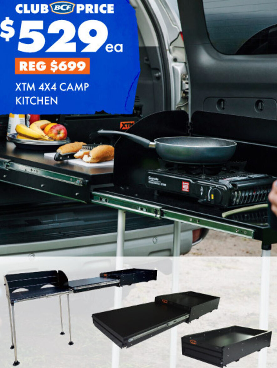 XTM 4x4 Camp Kitchen offer at BCF